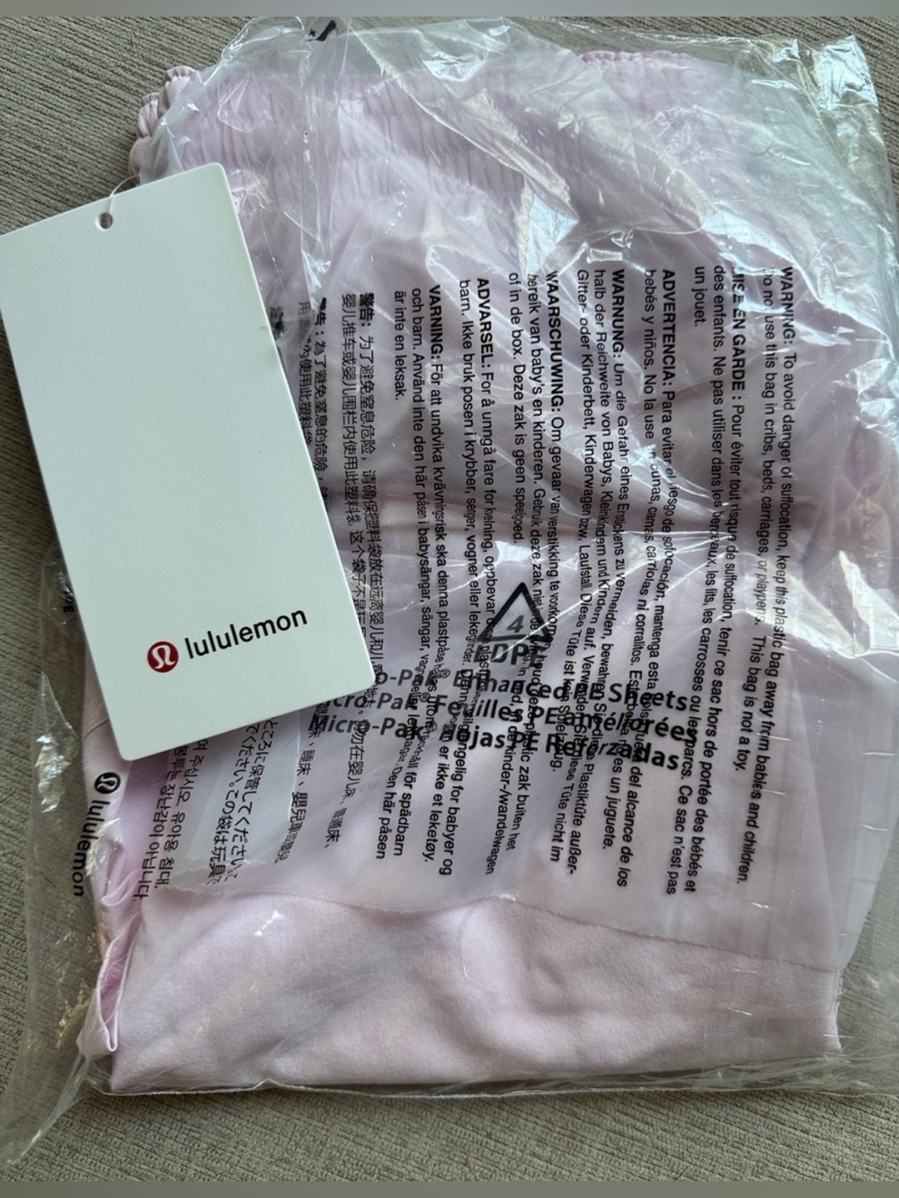lululemon athletica Light Pink Drawstring Casual Shorts. Size:4 - Picture 6 of 6
